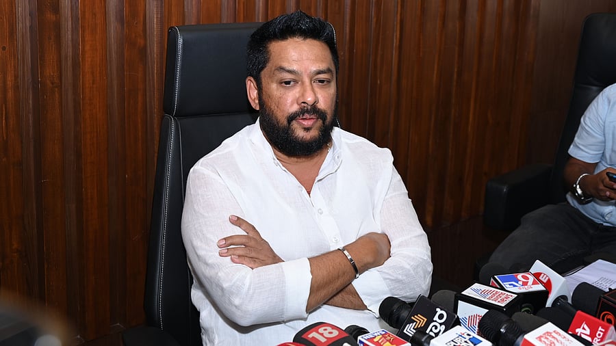 <div class="paragraphs"><p>B Nagendra, whose residence was raided by the ED in connection with the Maharshi Valmiki ST Development Corporation scam.</p></div>